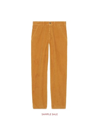 Washed corduroy pant
