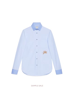 Tiger fil coupé cotton shirt