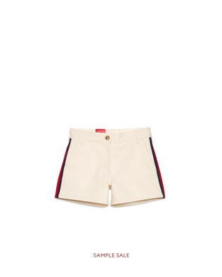 Cotton shorts with Web