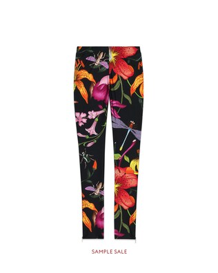 Macro Flora jersey leggings