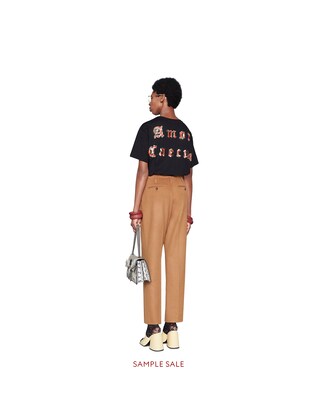 Oversize T-shirt with manga eyes