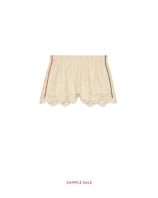 Flower lace shorts
