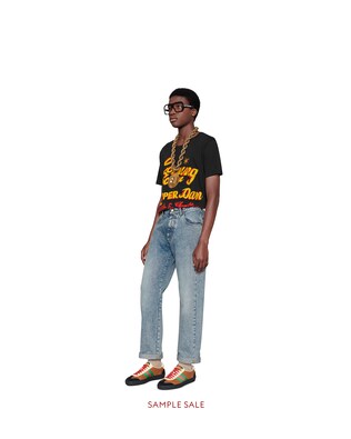 Oversize Gucci-Dapper Dan T-shirt