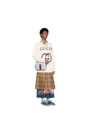Oversize sweatshirt with Interlocking G