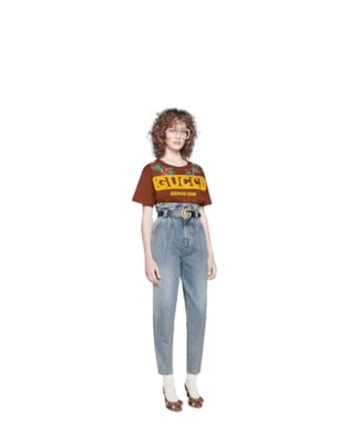 Oversize Gucci-Dapper Dan T-shirt
