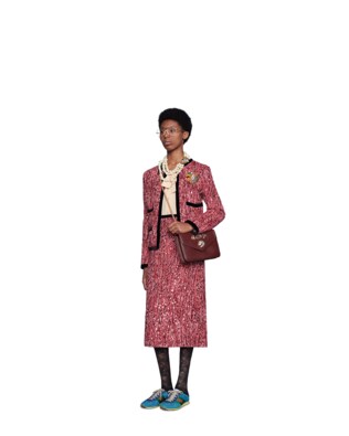 Sequin tweed jacket