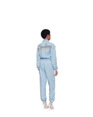 Denim jumpsuit with NY Yankees™ patch