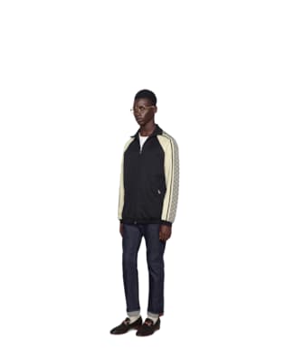 Oversize technical jersey jacket