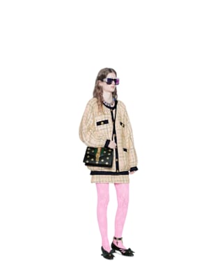 Tweed mini skirt