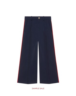 Viscose culotte pant with Web