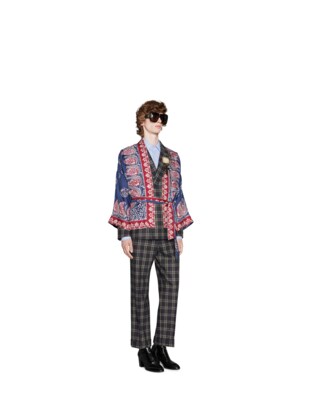 Silk kimono jacket