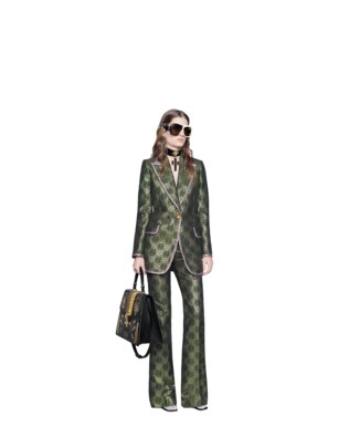 GG Art Deco floral jacket