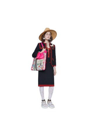 Short vintage tweed dress