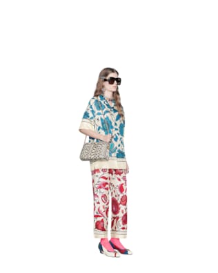 Ophidia small snakeskin shoulder bag
