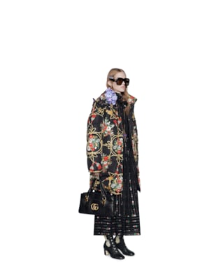 Arli large python top handle bag