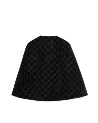GG velvet cape