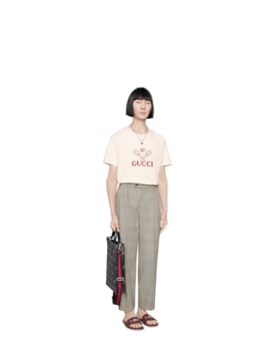 Oversize T-shirt with Gucci Tennis