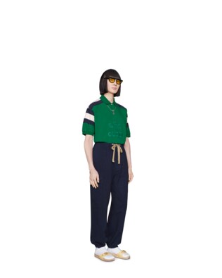 Oversize polo with Gucci Tennis