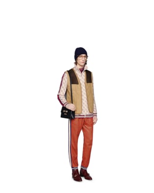 Oversize printed jersey jacket