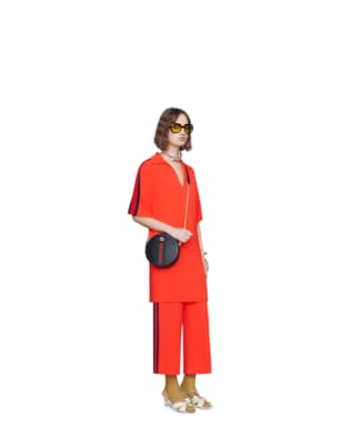 Ophidia mini round shoulder bag
