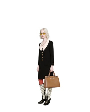 Gucci Zumi grainy leather medium top handle bag