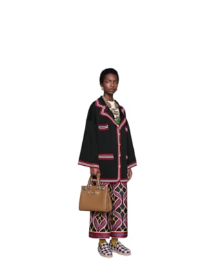 Gucci Zumi grainy leather small top handle bag