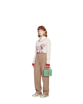 Sylvie 1969 Plexiglas mini top handle bag