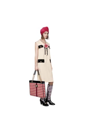 Rajah tweed large tote