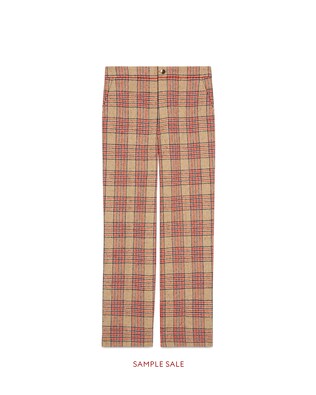 Prince of Wales wool trousers 