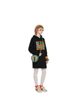Online Exclusive Ophidia GG Flora mini round shoulder bag