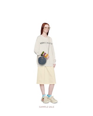 Oversize sweatshirt with MDCCXXXIV print
