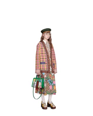 Online Exclusive Ophidia GG Flora small tote bag