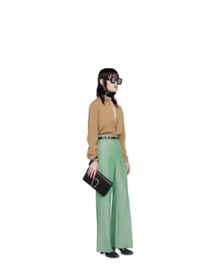 Dionysus leather clutch 