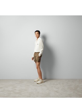 Short de bain en nylon imperméable avec GG 
